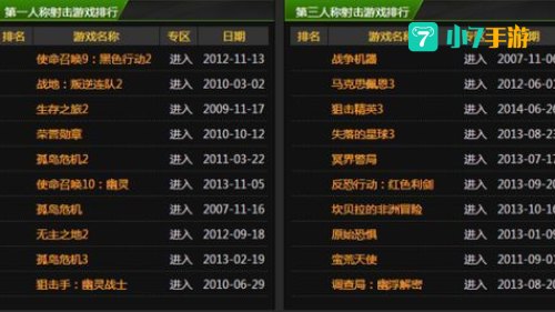 游戏排名榜
