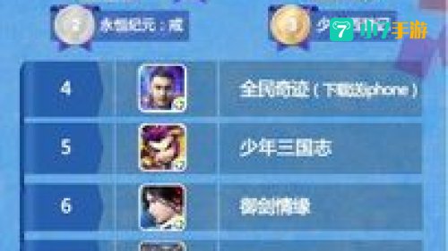 游戏排名榜